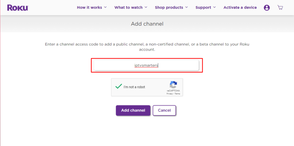 Roku IPTV Setup how to